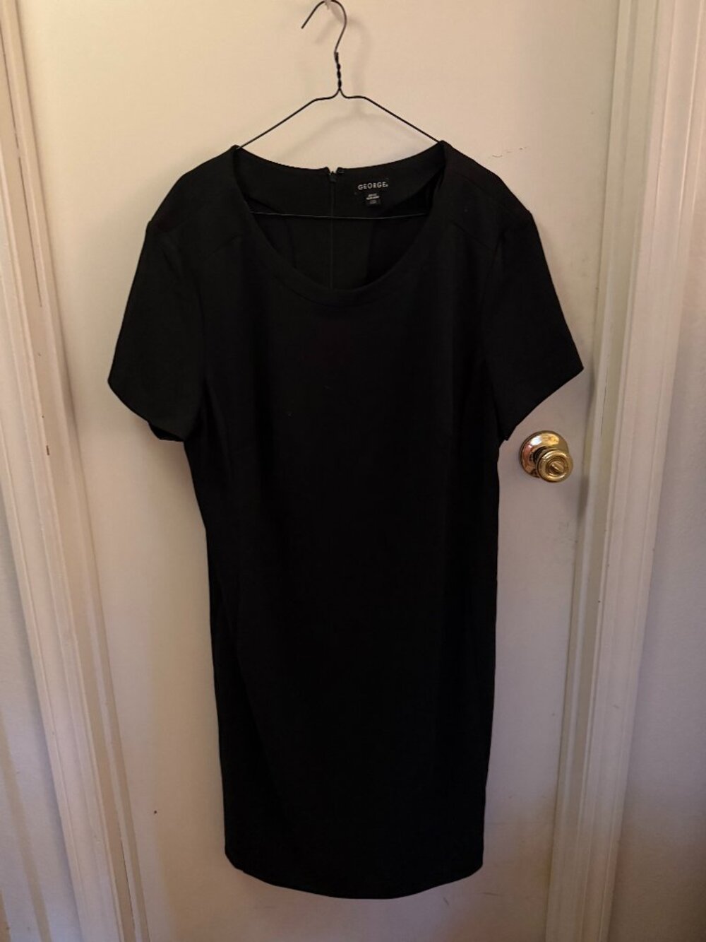 George Black Short-Sleeved Dress W 22-24
